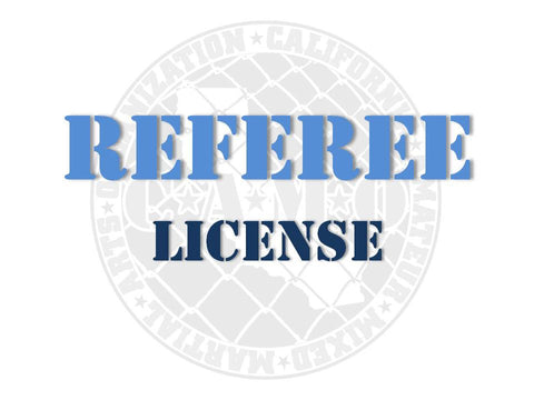 MMA Referee License